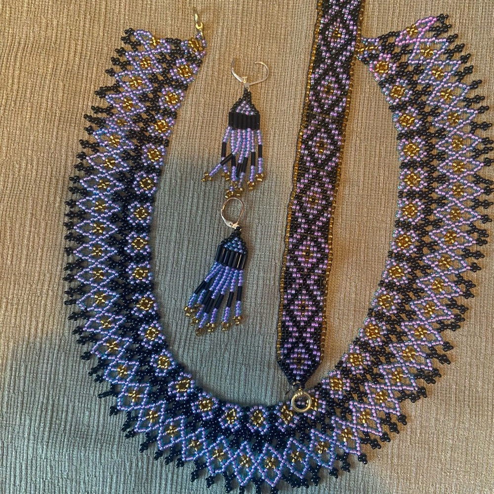 Handmade Ukrainian jewelry set